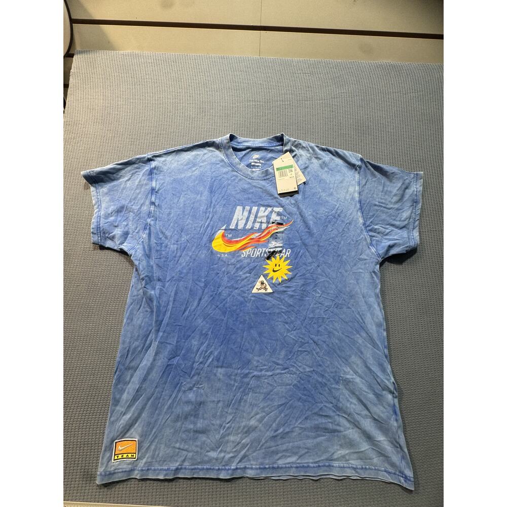 NIKE LOOSE FIT‎ Men Blue Tee Sz XL Brand New